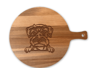 Houten Serveerplank Schnauzer