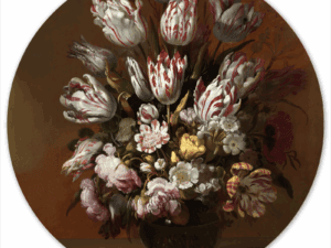 Muurcirkel Stilleven Met Bloemen, Hans Bollongier, 1639