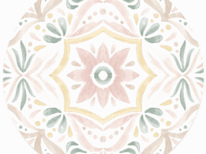 Muurcirkel Summer Floral