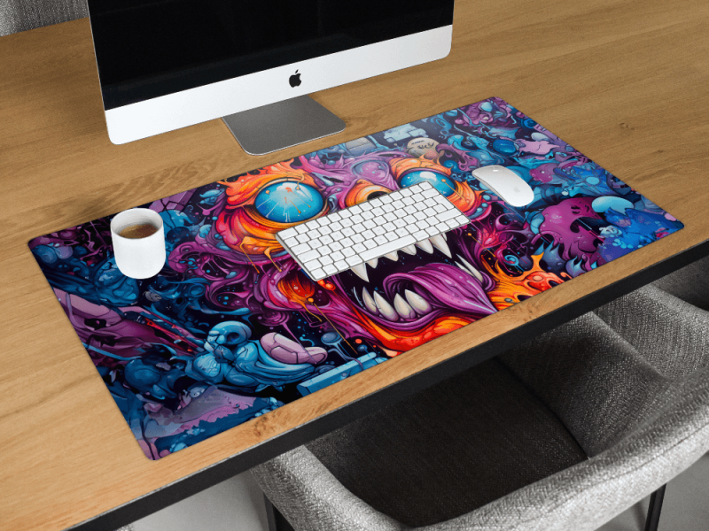Bureau Onderlegger Monster Halloween